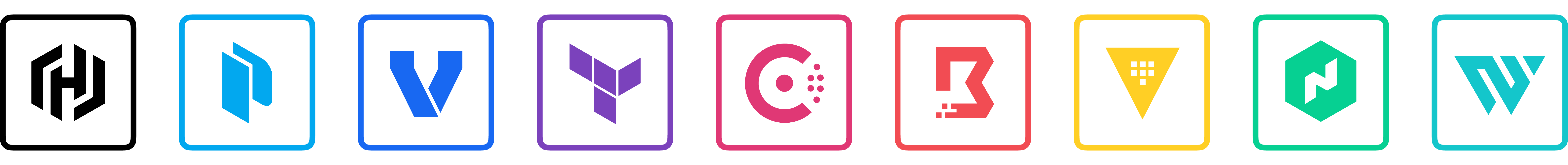 Hashicorp Logos CompactStrap OnLight